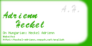 adrienn heckel business card